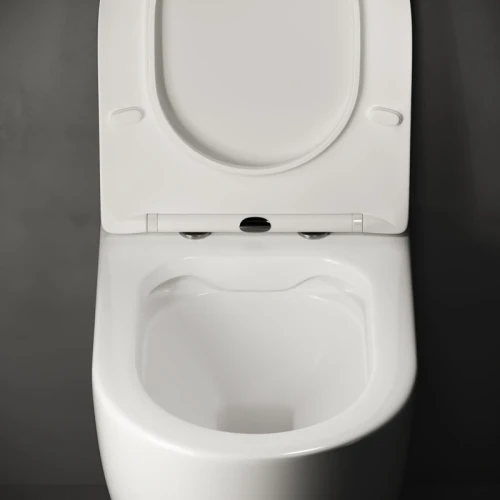 Унитаз Ceramicanova Mia Rimless CN1805 подвесной с сиденьем Микролифт фарфор подвесной