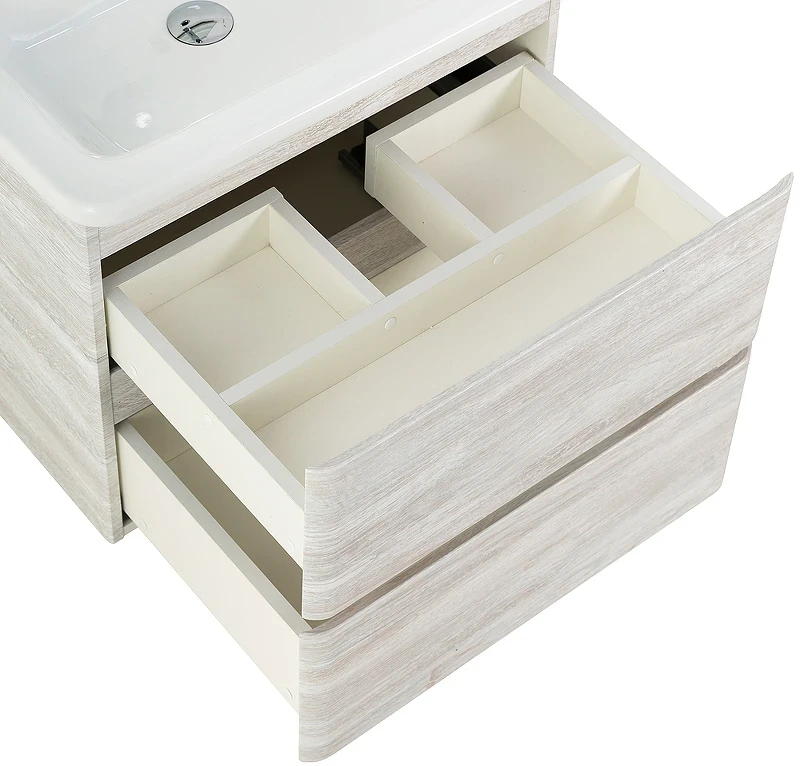 Тумба под раковину BelBagno 50 ALBANO-CER-500-2C-SO-RVB подвесная Rovere Vintage Bianco МДФ / ЛДСП