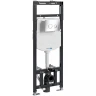 Инсталляция WasserKRAFT Alme 15TLT.010.ME.CH01 для унитаза с клавишей смыва Хром нержавеющая сталь
