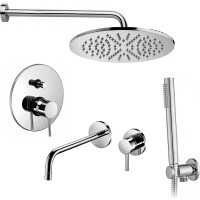 Комплект смесителей Paffoni Light KITLIG015CR006 Хром латунь