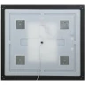 Зеркало BelBagno Kraft 90 SPC-KRAFT-900-800-SENS-NERO с подсветкой Черное с сенсорным выключателем стекло