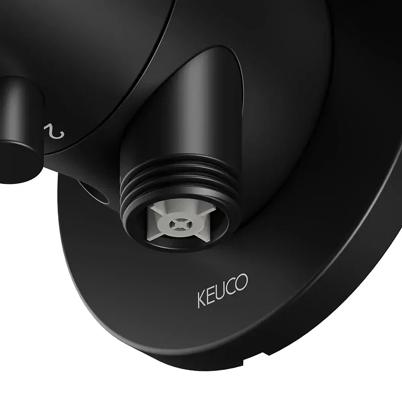 Шланговое подключение Keuco IXMO 59556371201 цвет Черный матовый