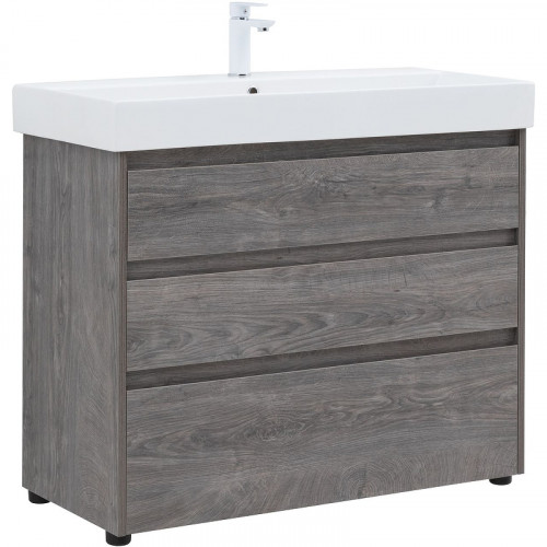 Тумба под раковину Aquanet Nova Lite 100 302479 Дуб рошелье МДФ / ЛДСП