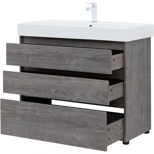 Тумба под раковину Aquanet Nova Lite 100 302479 Дуб рошелье МДФ / ЛДСП