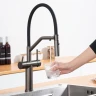 Смеситель для кухни Gappo G4399-89 цвет Оружейная сталь Черный
