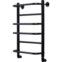 Водяной полотенцесушитель Comfysan Puro W-6 60x40 012847 Черный матовый