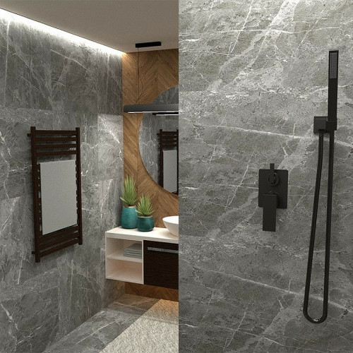 Смеситель для душа Paini Grazia 21PZ6911 Черный матовый