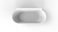 Акриловая ванна BelBagno 170x80 BB409-1700-800-W/NM Черная Белая без гидромассажа