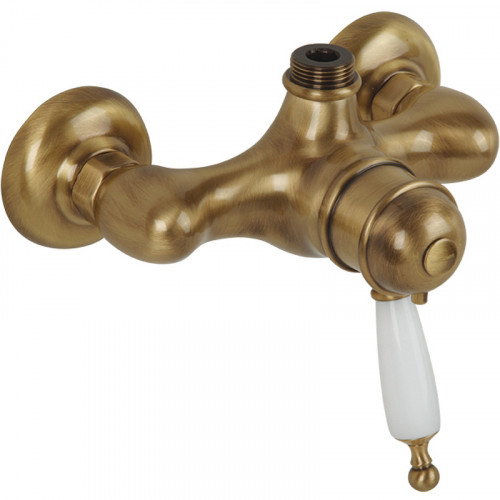 Смеситель для душа Migliore Oxford 19091 с термостатом Бронза латунь на стену