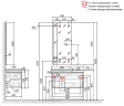 Зеркало Jorno Incline 53 Inc.02.53/P/А/JR с подсветкой с сенсорным выключателем МДФ / ЛДСП, стекло