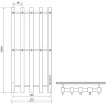 Электрический полотенцесушитель Melodia della vita Etude Electro Ferrum 100х27 П5 MTREEF10027wt Белый