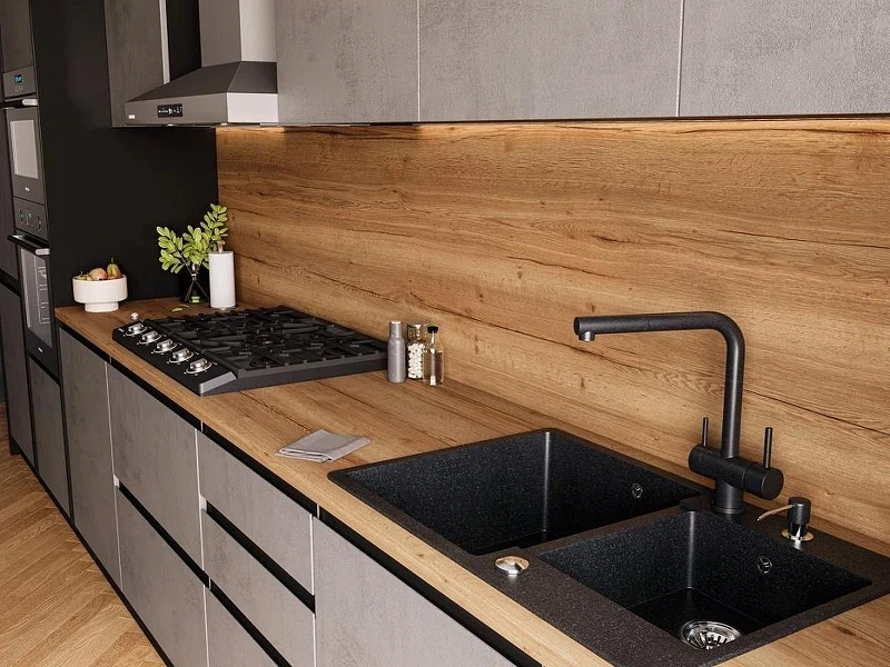 Кухонная мойка Emar Quartz 80 EMQ-2800.Q цвет Морион