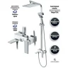 Душевая система Grocenberg GB7008WC Белая Хром