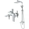 Душевая система Grocenberg GB7008WC Белая Хром