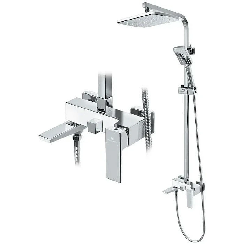 Душевая система Grocenberg GB7008WC Белая Хром