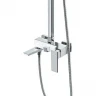 Душевая система Grocenberg GB7008WC Белая Хром