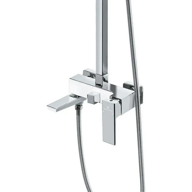 Душевая система Grocenberg GB7008WC Белая Хром
