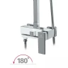 Душевая система Grocenberg GB7008WC Белая Хром