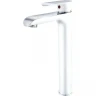 Смеситель для раковины Grocenberg GB3010WC Белый Хром