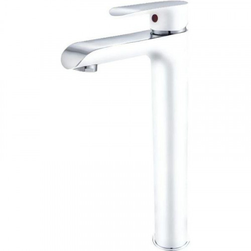 Смеситель для раковины Grocenberg GB3010WC Белый Хром