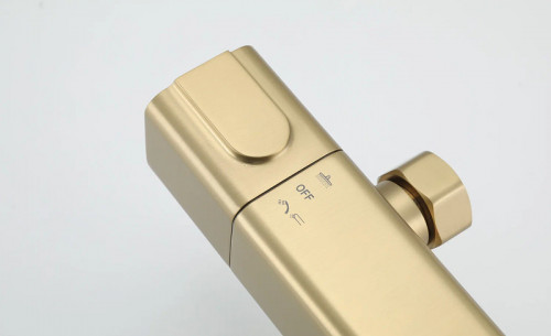 Душевая система Gappo G91 G2491-3 с термостатом Золото латунь на стену