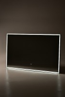 Зеркало Sintesi Armadio 120 SIN-SPEC-ARMADIO-black-120 с подсветкой Черное с сенсорным выключателем
