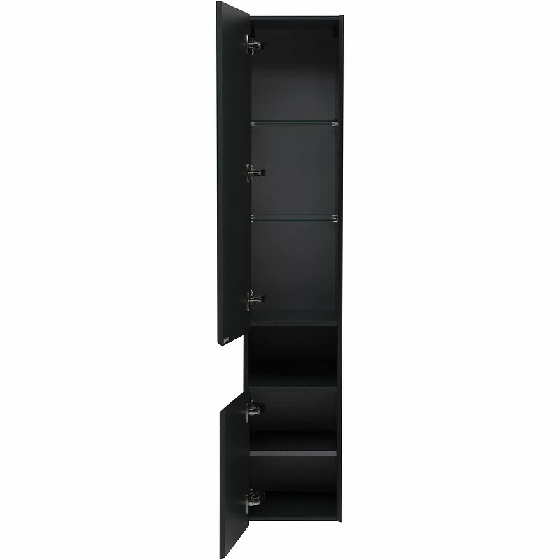 Шкаф пенал Allen Brau Infinity 35 L 1.21010.AM подвесной Антрацит матовый МДФ / ЛДСП