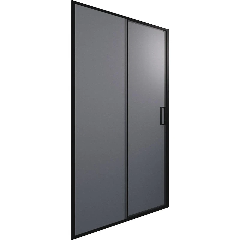 Душевая дверь Timo TD-120/03GR-6 1200x1950 T03 раздвижная профиль Черный стекло графитовое