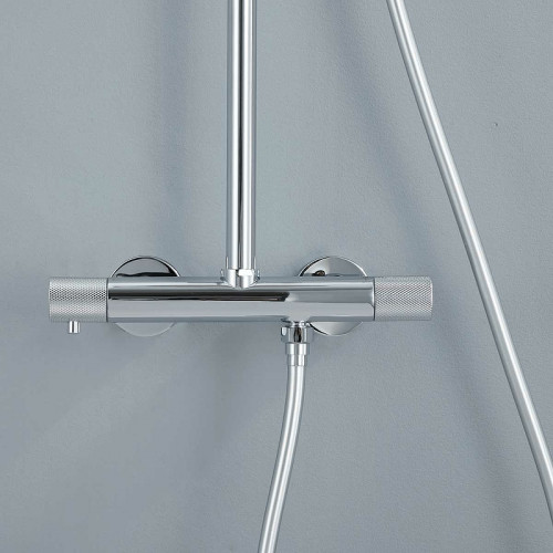 Душевая система Vincea Desire VSFS-1D0TCH с термостатом Хром латунь на стену