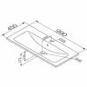 Тумба с раковиной AM.PM X-Joy 100 M85AFSX1002WG+X-Joy 100 M85AWCC1002WG64 цвет Белый глянцевый