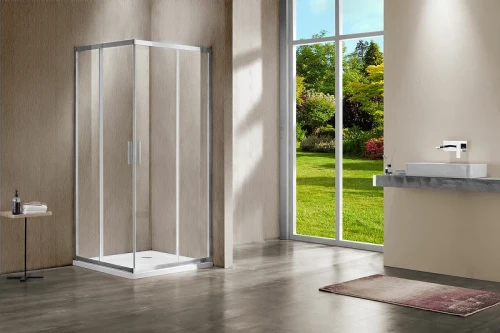 Душевой уголок Vincea Garda 120x80 VSS-1G8012CL профиль Хром стекло прозрачное