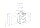 Тумба под раковину Aquaton Леон 65 Н 1A194601LBPR0 Дуб бежевый МДФ / ЛДСП
