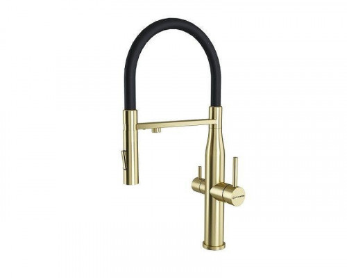 Смеситель для кухни KUCHENSTERN ELIT-FE 407GL40 цвет Золото