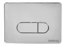 Комплект унитаза с инсталляцией Berges Ego XL Rimless 043201 с сиденьем Микролифт и клавишей смыва Хром фарфор подвесной