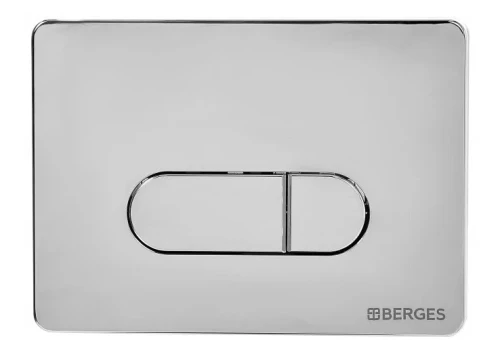 Комплект унитаза с инсталляцией Berges Ego XL Rimless 043201 с сиденьем Микролифт и клавишей смыва Хром фарфор подвесной