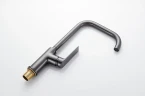 Смеситель для кухни Knotlor Muse KN-61/GM цвет Вороненая сталь