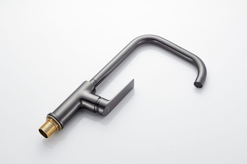 Смеситель для кухни Knotlor Muse KN-61/GM цвет Вороненая сталь