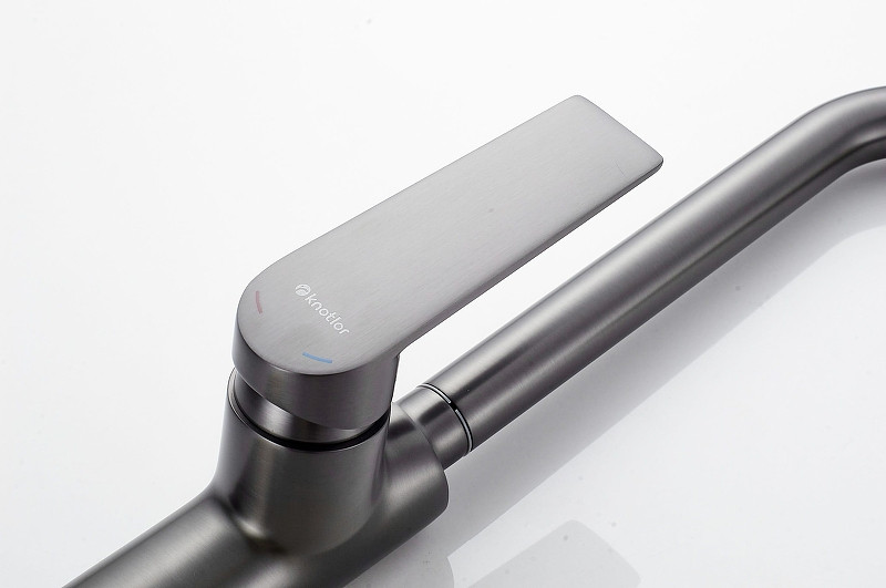 Смеситель для кухни Knotlor Muse KN-61/GM цвет Вороненая сталь
