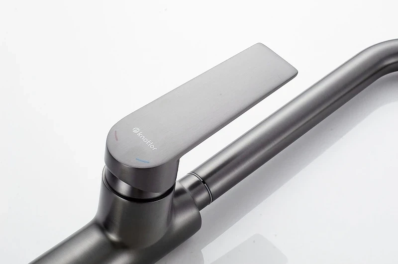 Смеситель для кухни Knotlor Muse KN-61/GM цвет Вороненая сталь