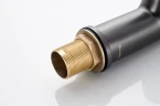 Смеситель для кухни Knotlor Muse KN-61/GM цвет Вороненая сталь