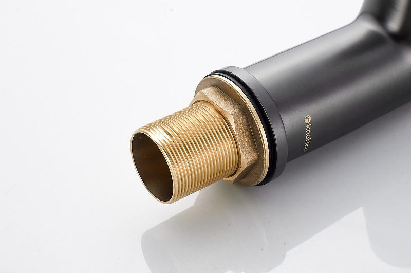 Смеситель для кухни Knotlor Muse KN-61/GM цвет Вороненая сталь