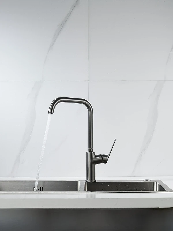 Смеситель для кухни Knotlor Muse KN-61/GM цвет Вороненая сталь