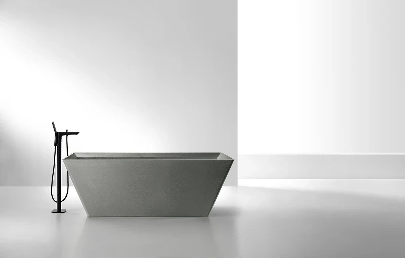 Ванна из искусственного камня AltroBagno Francesca 170x75 090104 цвет Серый цемент