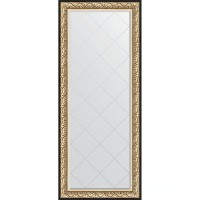Зеркало Evoform Exclusive-G Floor 205х85 BY 6333 с гравировкой в багетной раме - Барокко золото 106 мм стекло
