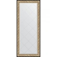 Зеркало Evoform Exclusive-G Floor 205х85 BY 6333 с гравировкой в багетной раме - Барокко золото 106 мм стекло
