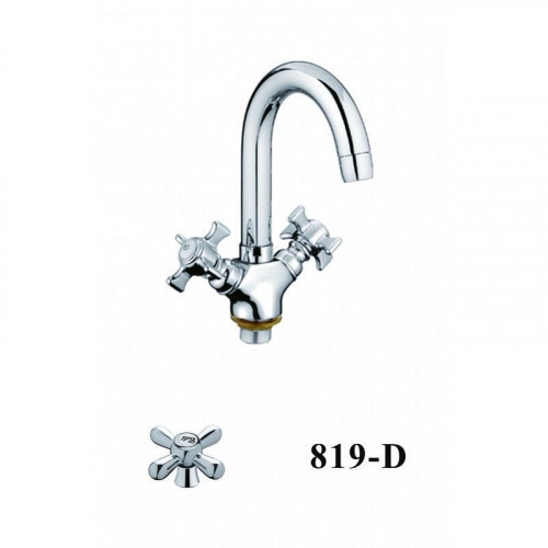 Смеситель для кухни D-Lin D156819-D цвет  Хром