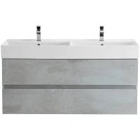 Тумба под раковину Cezares Molveno 46 120 MOLVENO 46-120-2C-SO-2-BET подвесная Beton МДФ / ЛДСП