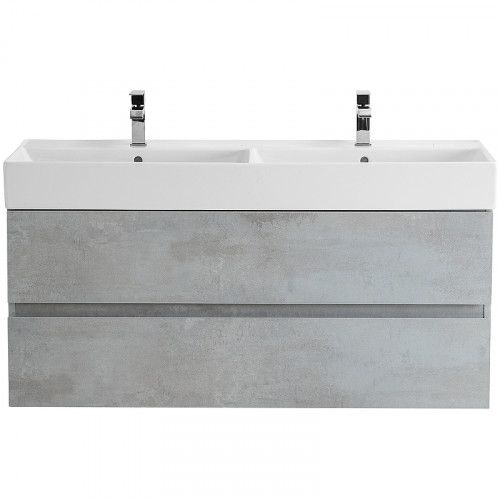 Тумба под раковину Cezares Molveno 46 120 MOLVENO 46-120-2C-SO-2-BET подвесная Beton МДФ / ЛДСП