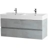 Тумба под раковину Cezares Molveno 46 120 MOLVENO 46-120-2C-SO-2-BET подвесная Beton МДФ / ЛДСП