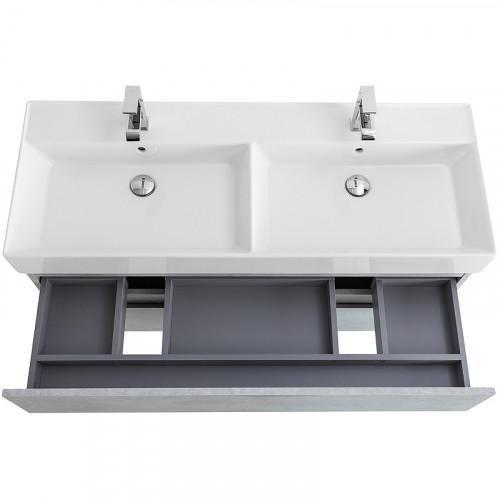 Тумба под раковину Cezares Molveno 46 120 MOLVENO 46-120-2C-SO-2-BET подвесная Beton МДФ / ЛДСП